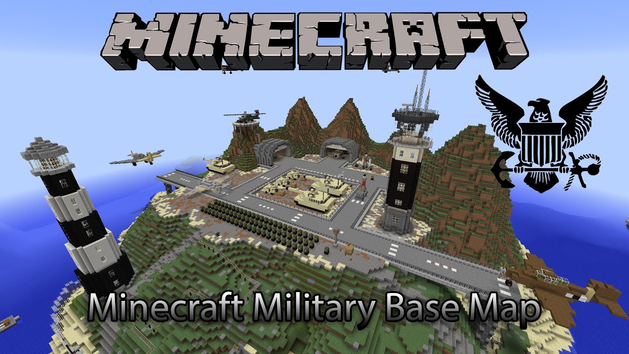 minecraft military base world